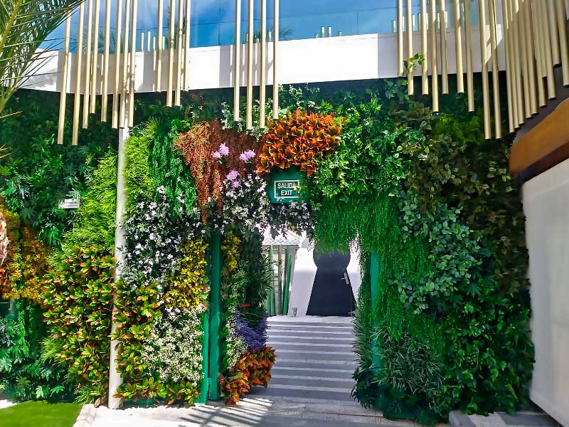 jardin vertical artificial paisajismo urbano
