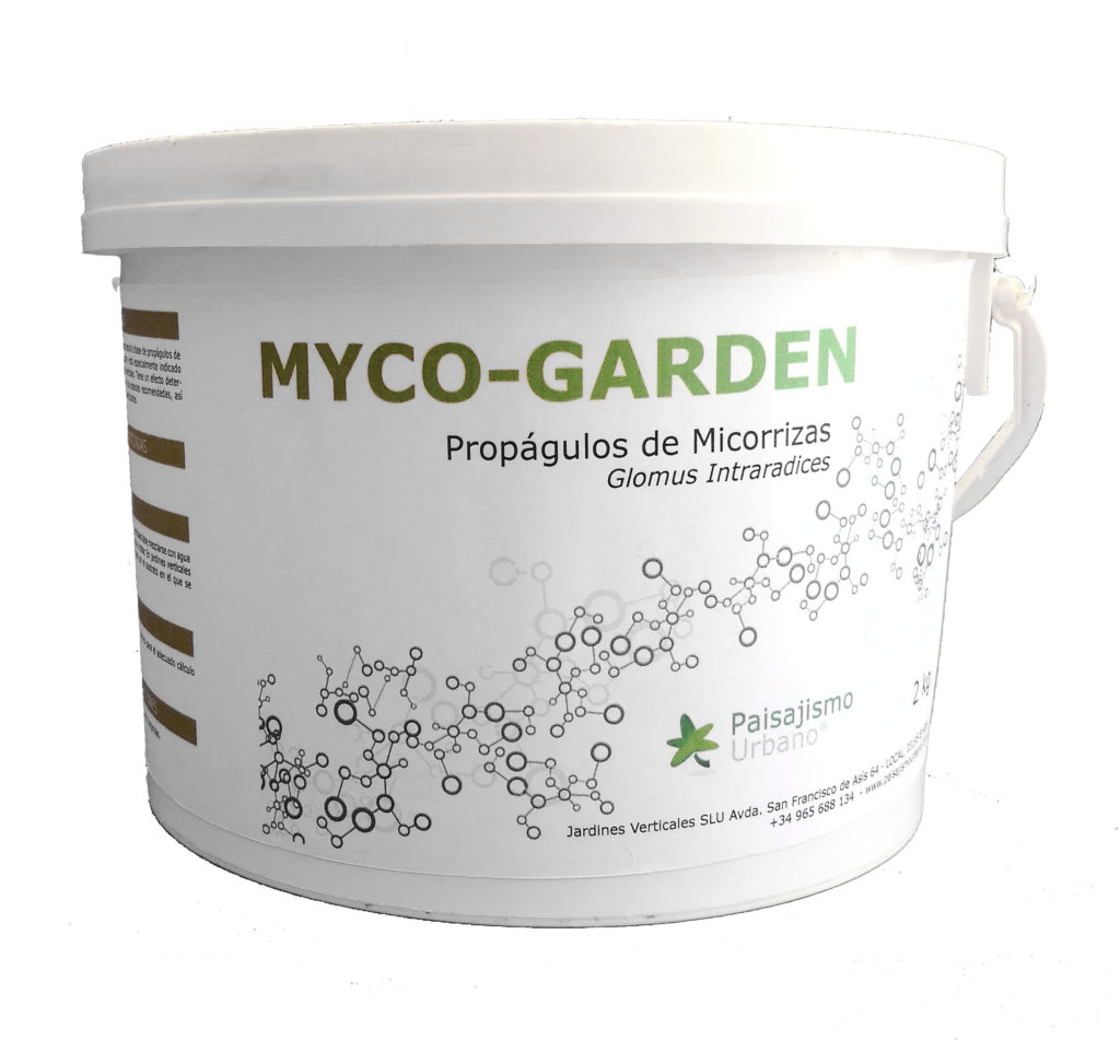 Fortalece el sistema radicular de tu jardín vertical con las Micorrizas Myco-Garden de Paisajismo Urbano