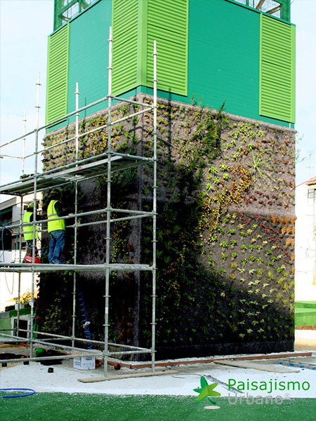 instalación de jardín vertical en madrid